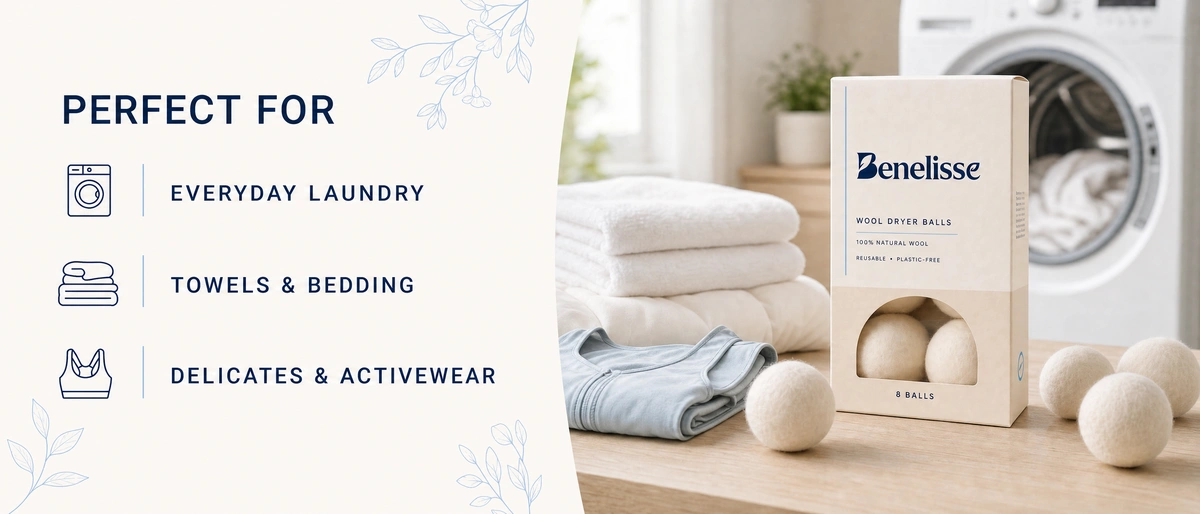 Wool dryer balls Recommended use scenarios